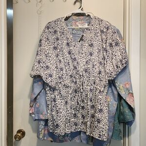 Floral Print Women's Blouse